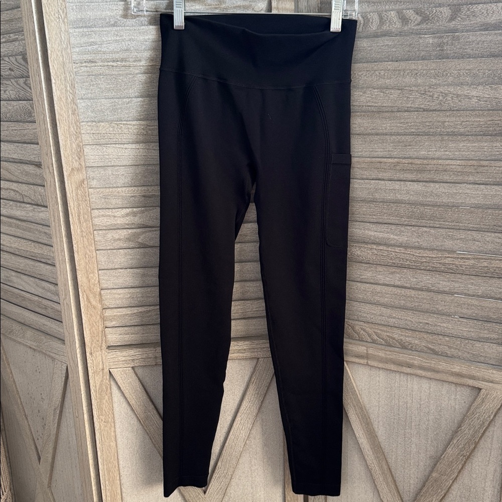 66. Just strong women’s Black Leggings size small pre owned